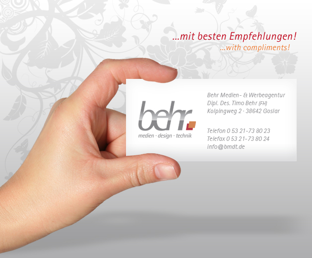 Werbeagentur Medienagentur Harz Goslar Timo Behr Werbung Agentur Mediendesign Webdesign CMS Onlineshop PHP Programmierung AJAX MYSQL Programmierer Designer Webdesigner Website Grafikdesign Grafik Medien